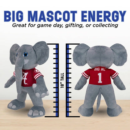 Bleacher Creatures Alabama Crimson Tide Big Al 18" Collegiate Mascot Plush Figure