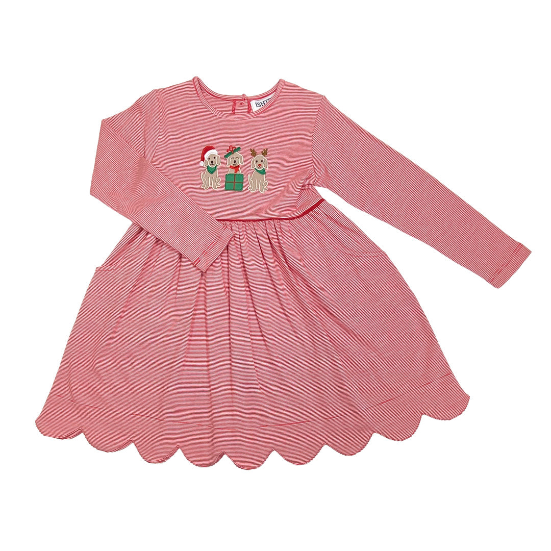 Dog Trio LS Dress