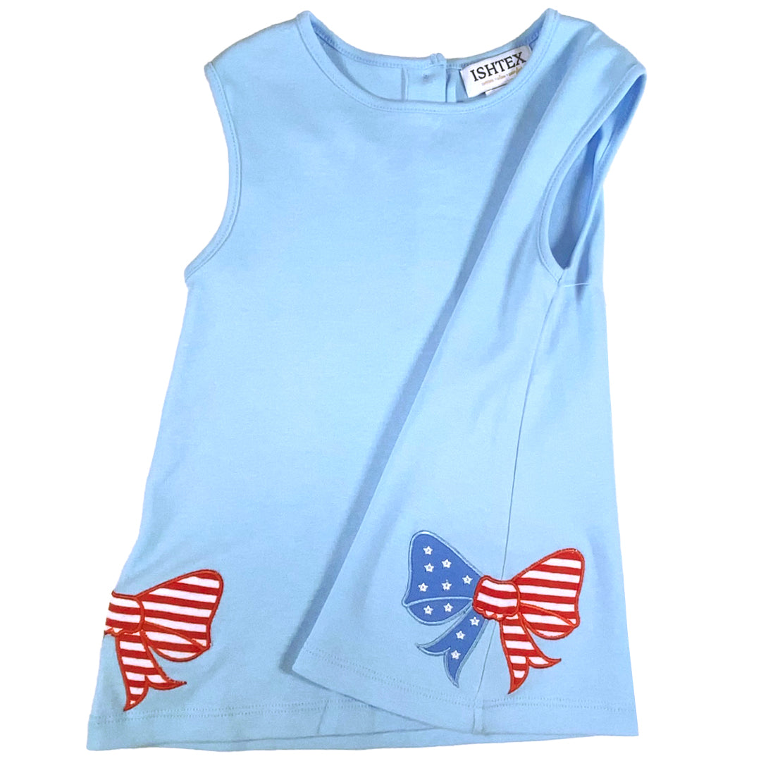 Americana Bow Bloomers Set