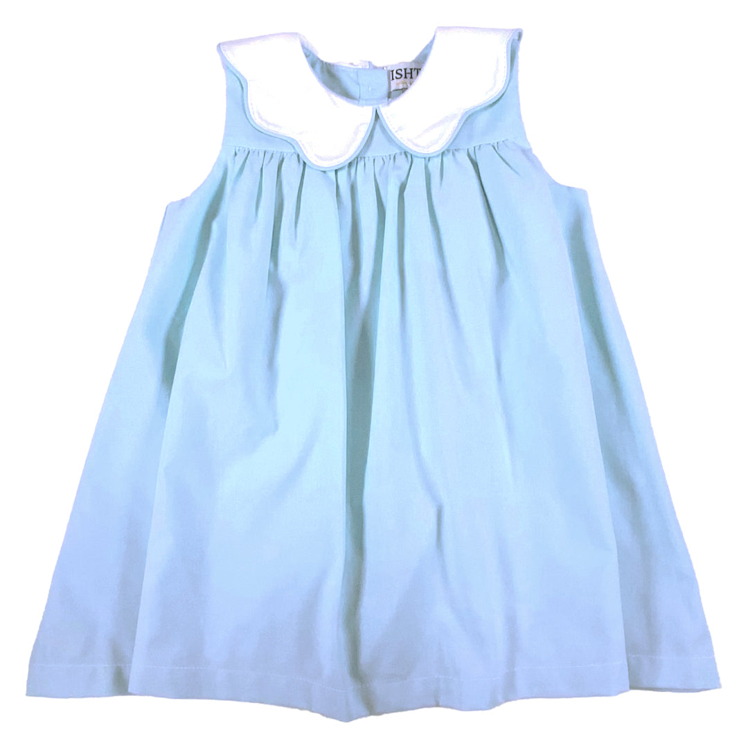 Blue Poplin Dress