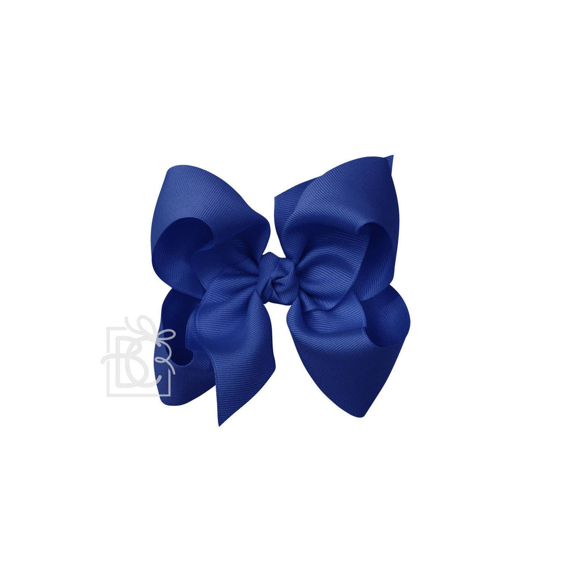 5.5&quot; Hairbow on Alligator Clip: Royal Blue