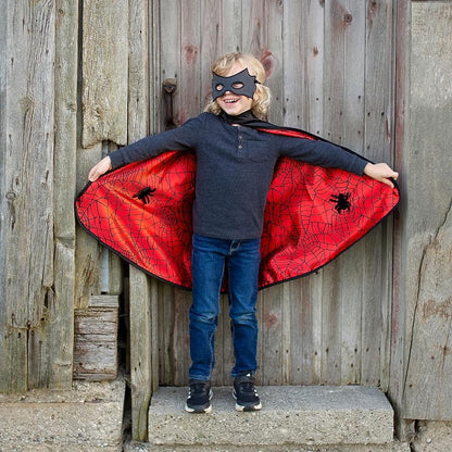 Great Pretenders Reversible Spider/Bat Cape w/Mask