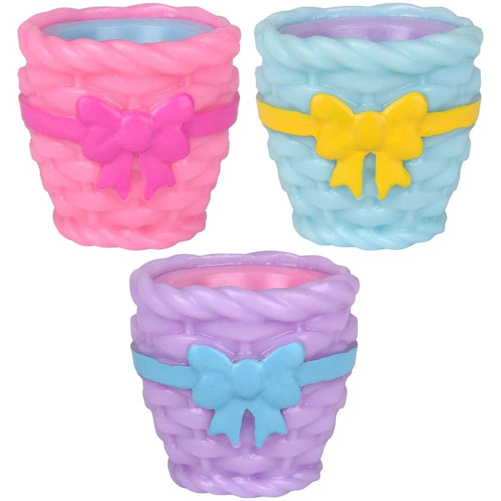 3" Squeezy Pop Up Bunny In Easter Basket