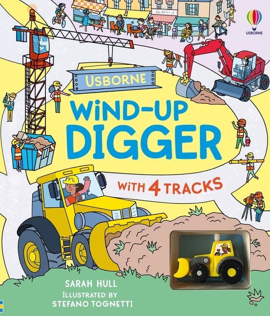 Wind-Up Digger Board Book