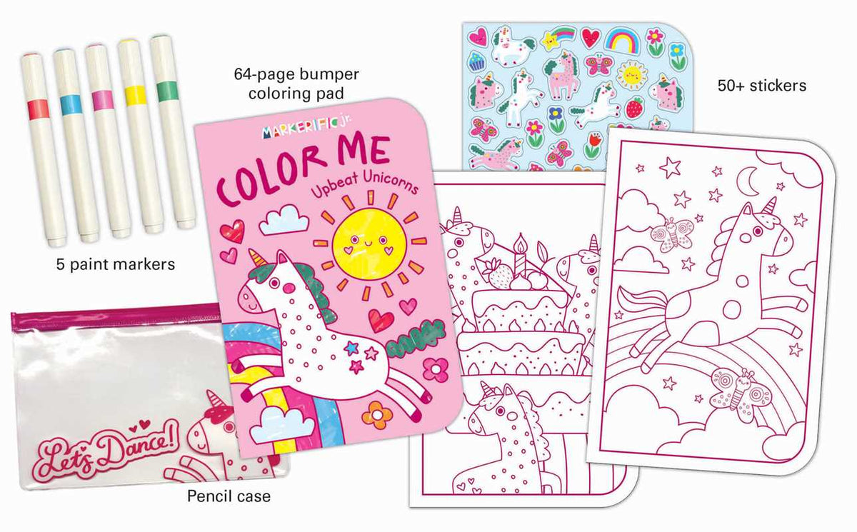 Markerific Jr. Upbeat Unicorns Art Kit