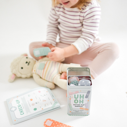 Pretend Play Bandages &amp; Bandaid Tin