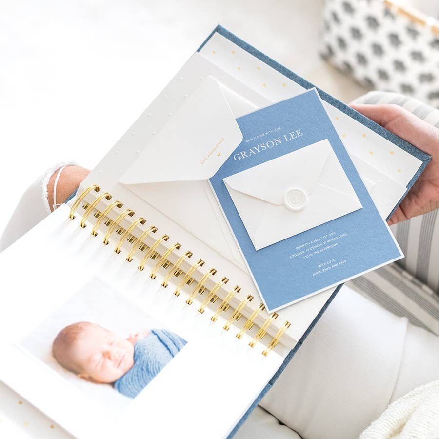 Baby Book: Chambray