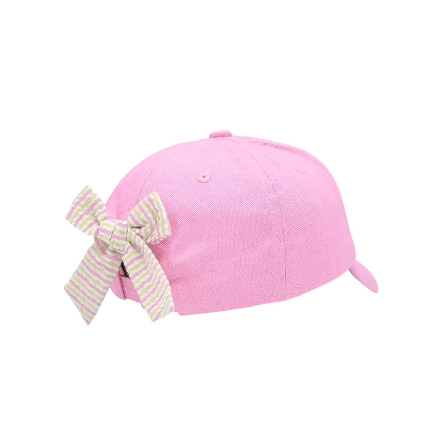 Ice Cream Embroidered Bow Baseball Hat