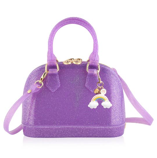 Cate Purple Sparkle Handbag: Over the Rainbow Edition