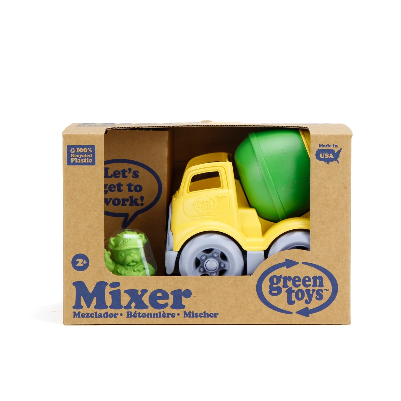 Green Toys Construction Trucks - Mixer (Cement Truck)