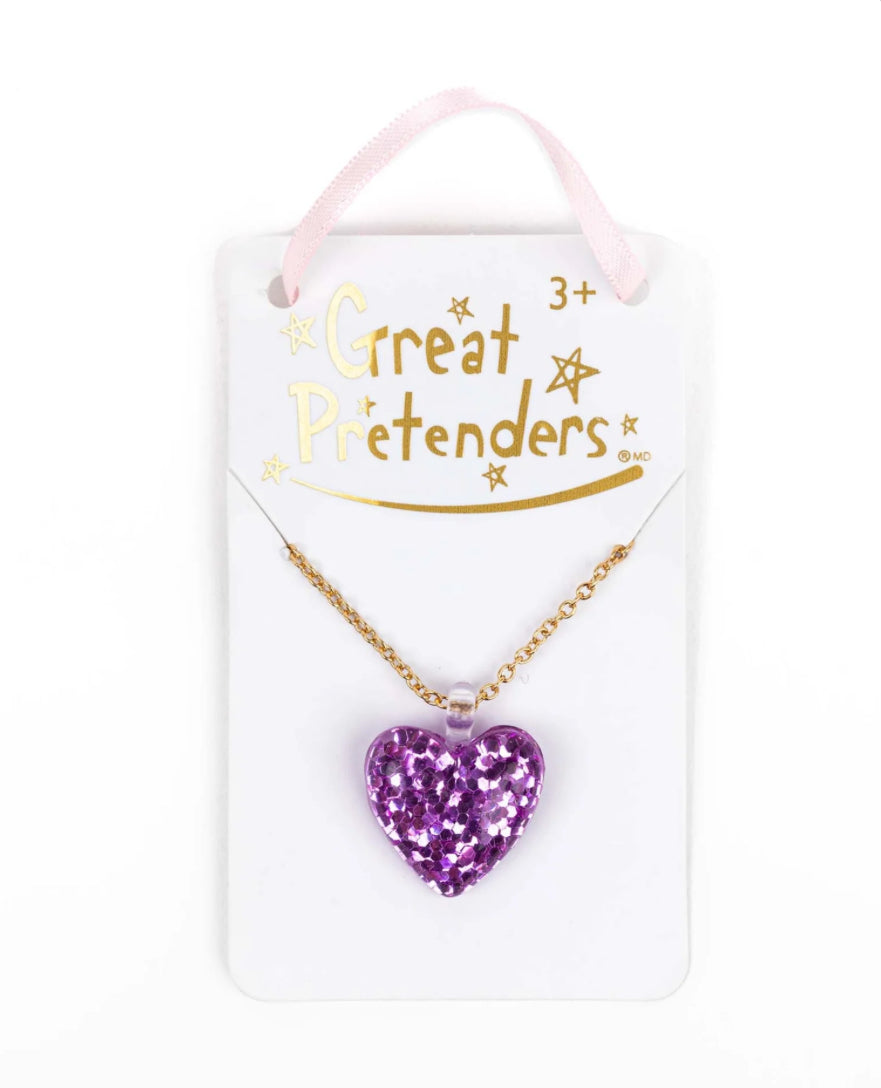 Glitter Heart Necklace