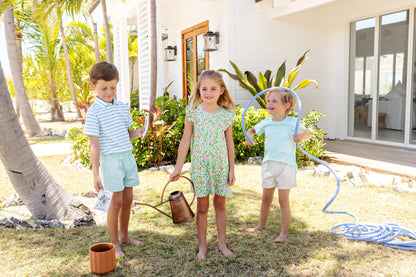 TBBC Sheffield Shorts: Edisto Egg Blue with Saratoga Stone Stork