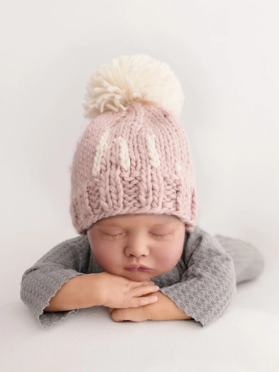 Huggalugs hi. Beanie Hat: Rosy Pink