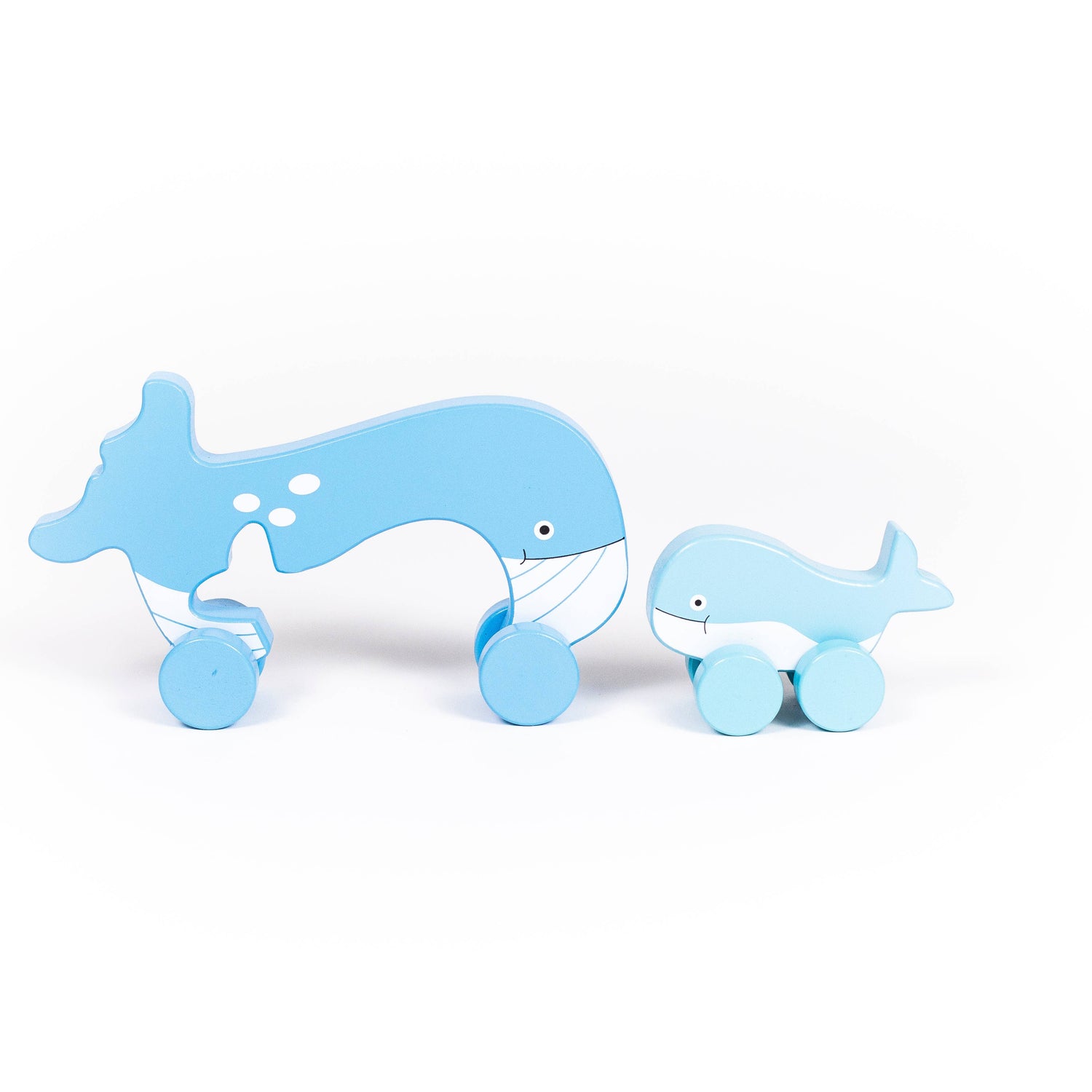 Whale Big &amp; Little Wooden Roller