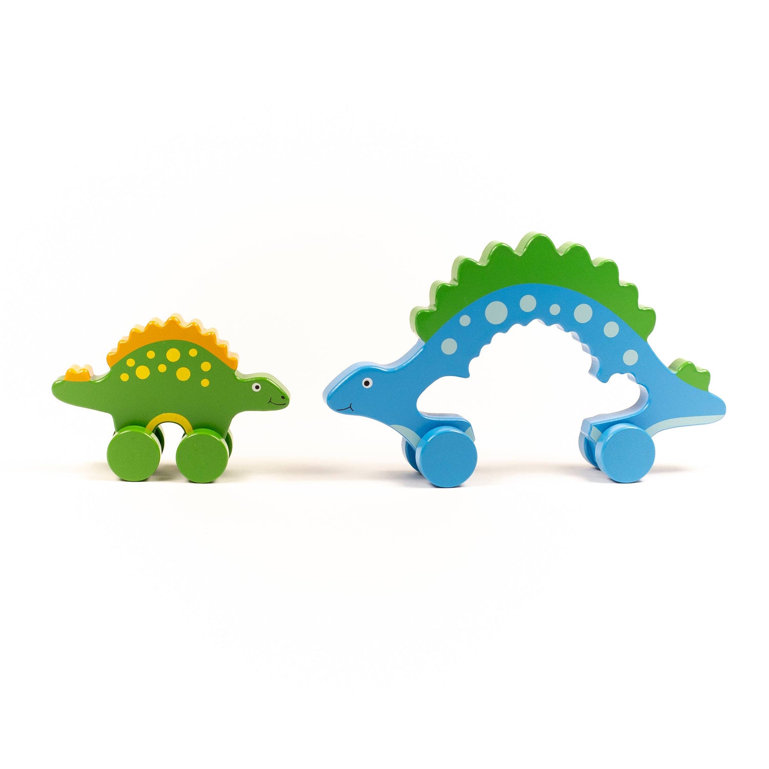 Stegosaurus Dino Big &amp; Little Wooden Roller