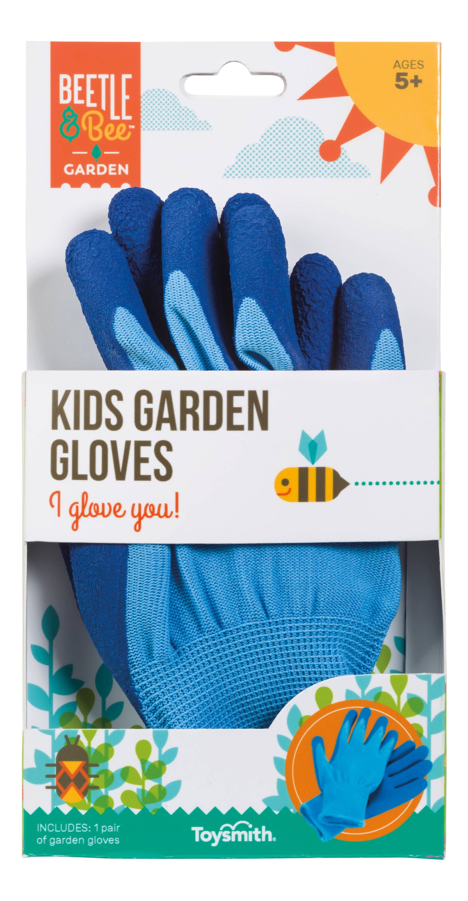 Beetle &amp; Bee Kids Garden Gloves