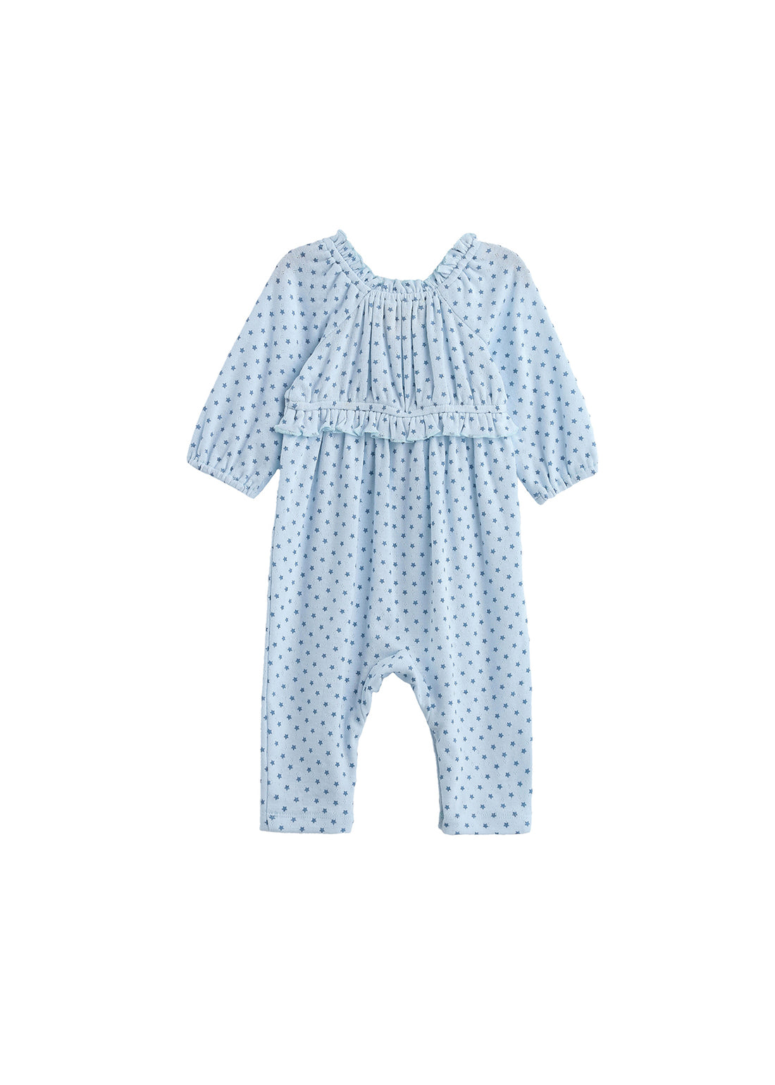 Luna Bella Romper: Blue Stars