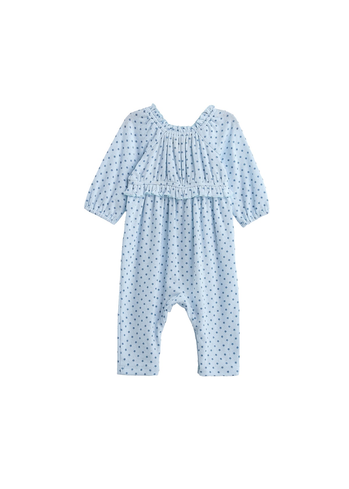 Luna Bella Romper: Blue Stars