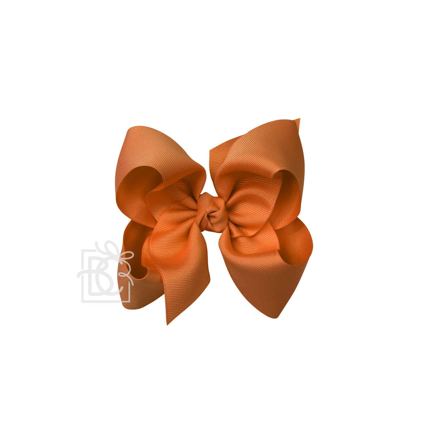 5.5&quot; Hairbow on Alligator Clip: Ginger