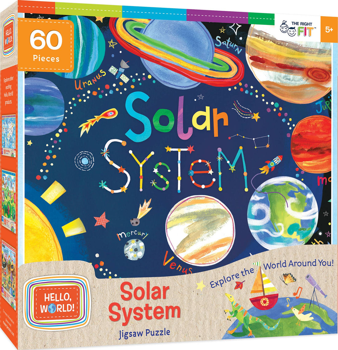 Hello, World! Solar System 60 Piece Puzzle