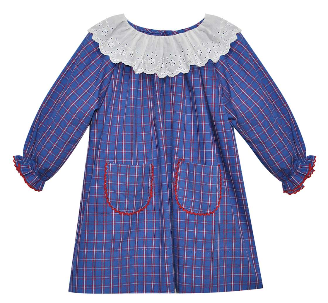 Blue Plaid Presley Dress