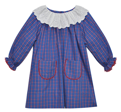 Blue Plaid Presley Dress