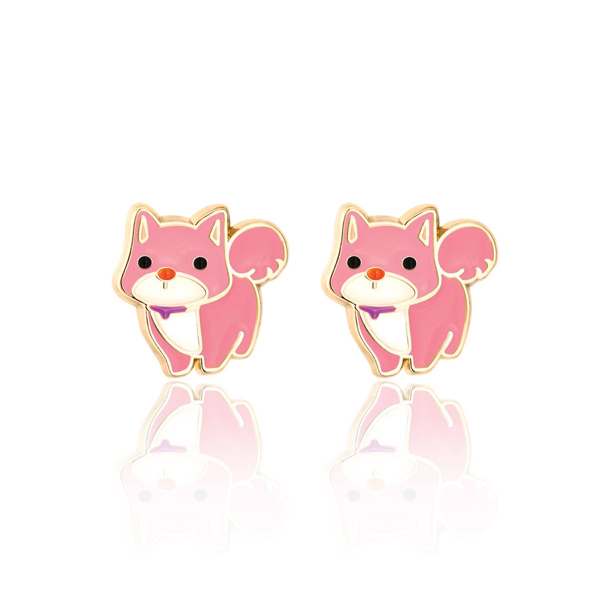 Charming Corgi Cutie Stud Earrings