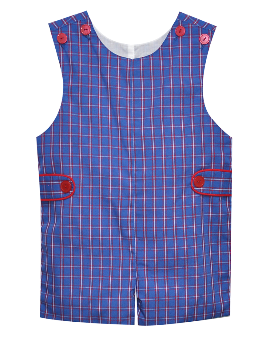 Blue Plaid Hayes Shortall