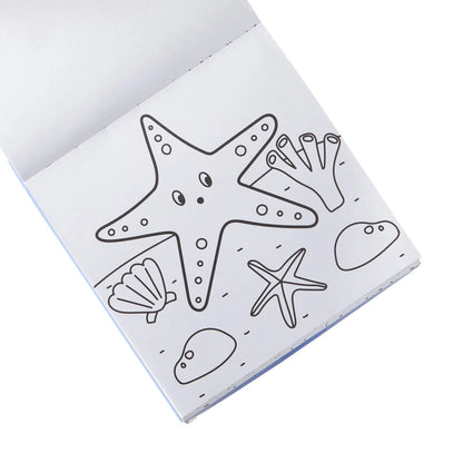 Carry Along Crayon &amp; Coloring Book Kit-Sea Life