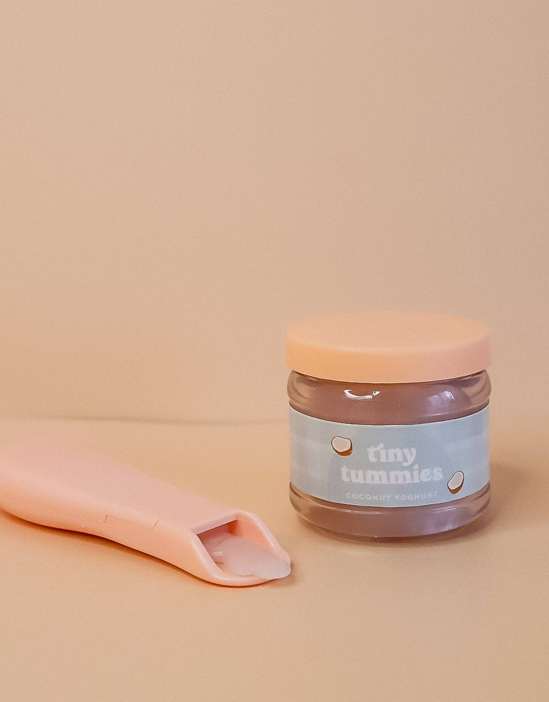 Coconut Yogurt Baby Doll Food with Jar and spoon
