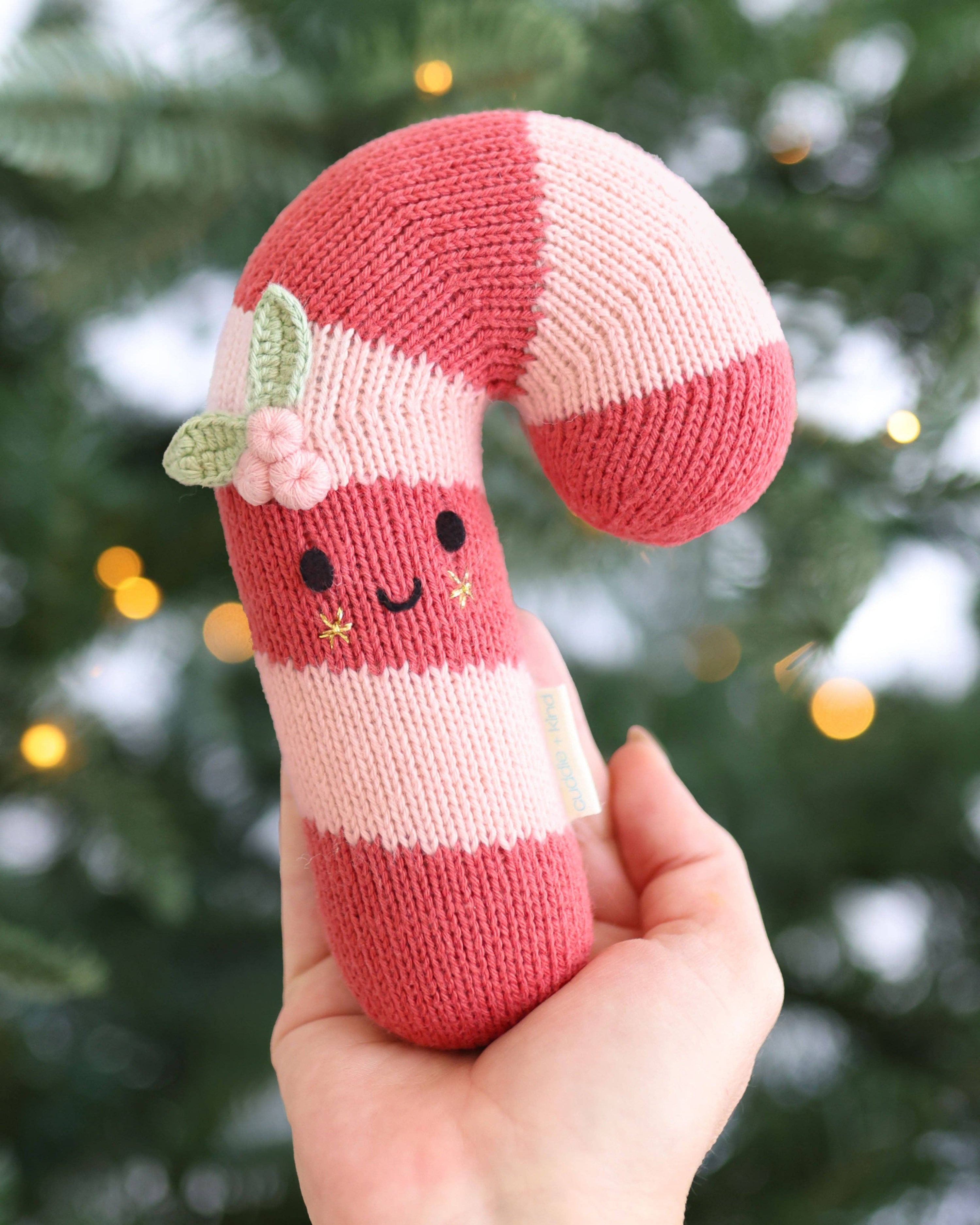 Cuddle + Kind Baby Candy Cane: Blush Stripe