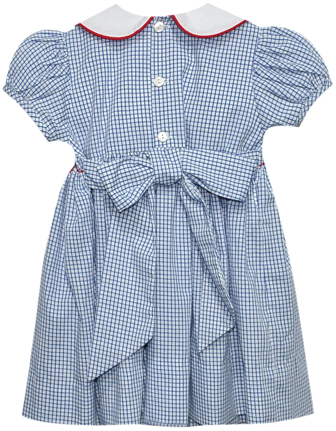 Royal Blue Cate Dress with ABC Embroidery