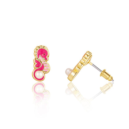 Seahorse Cutie Stud Earrings