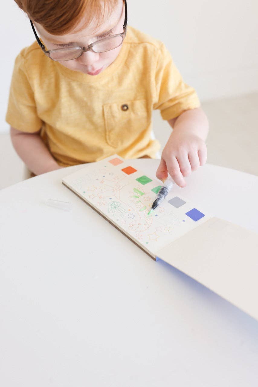 Dinosaur Watercolor Book