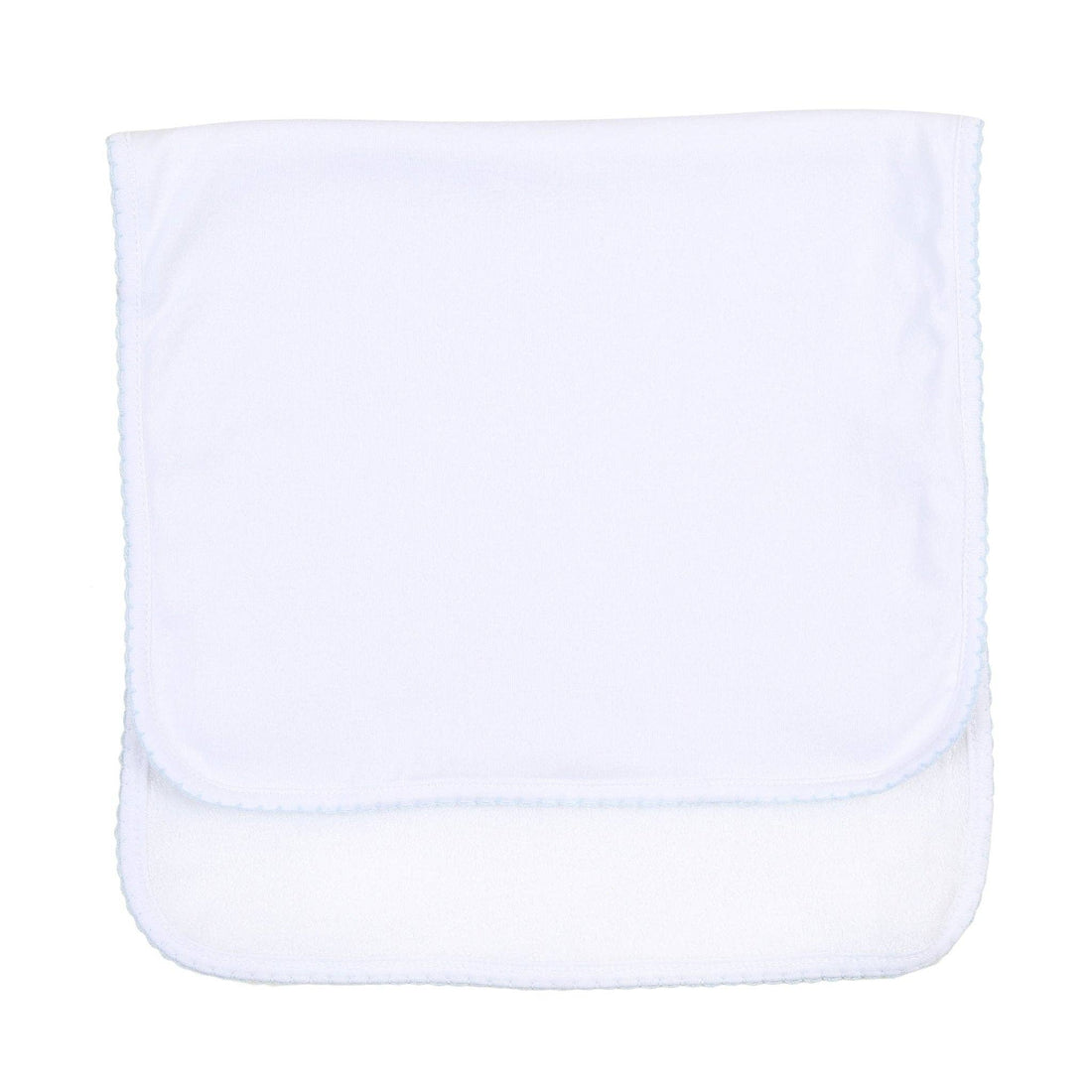 Essentials Blue Trim Burp Cloth