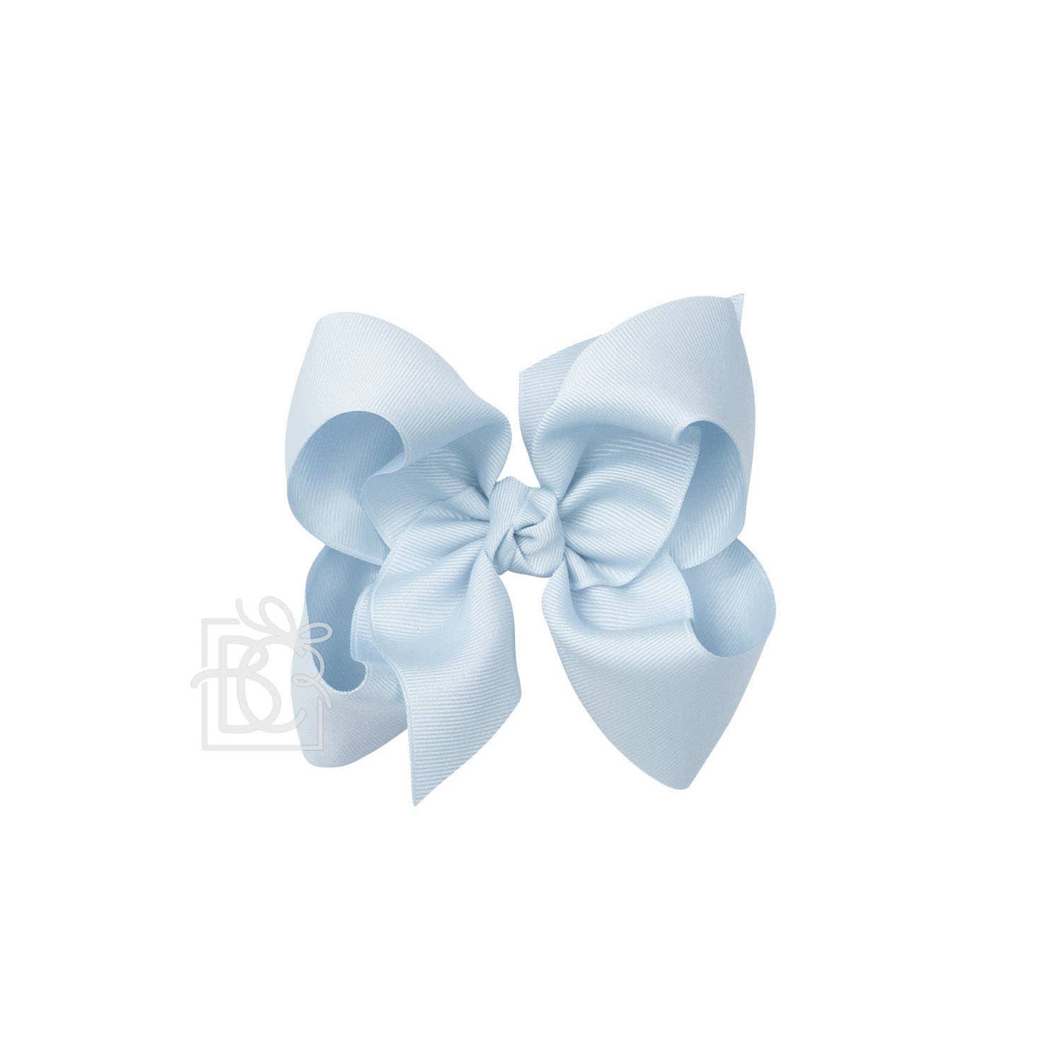 5.5&quot; Hairbow on Alligator Clip: Millenium Blue