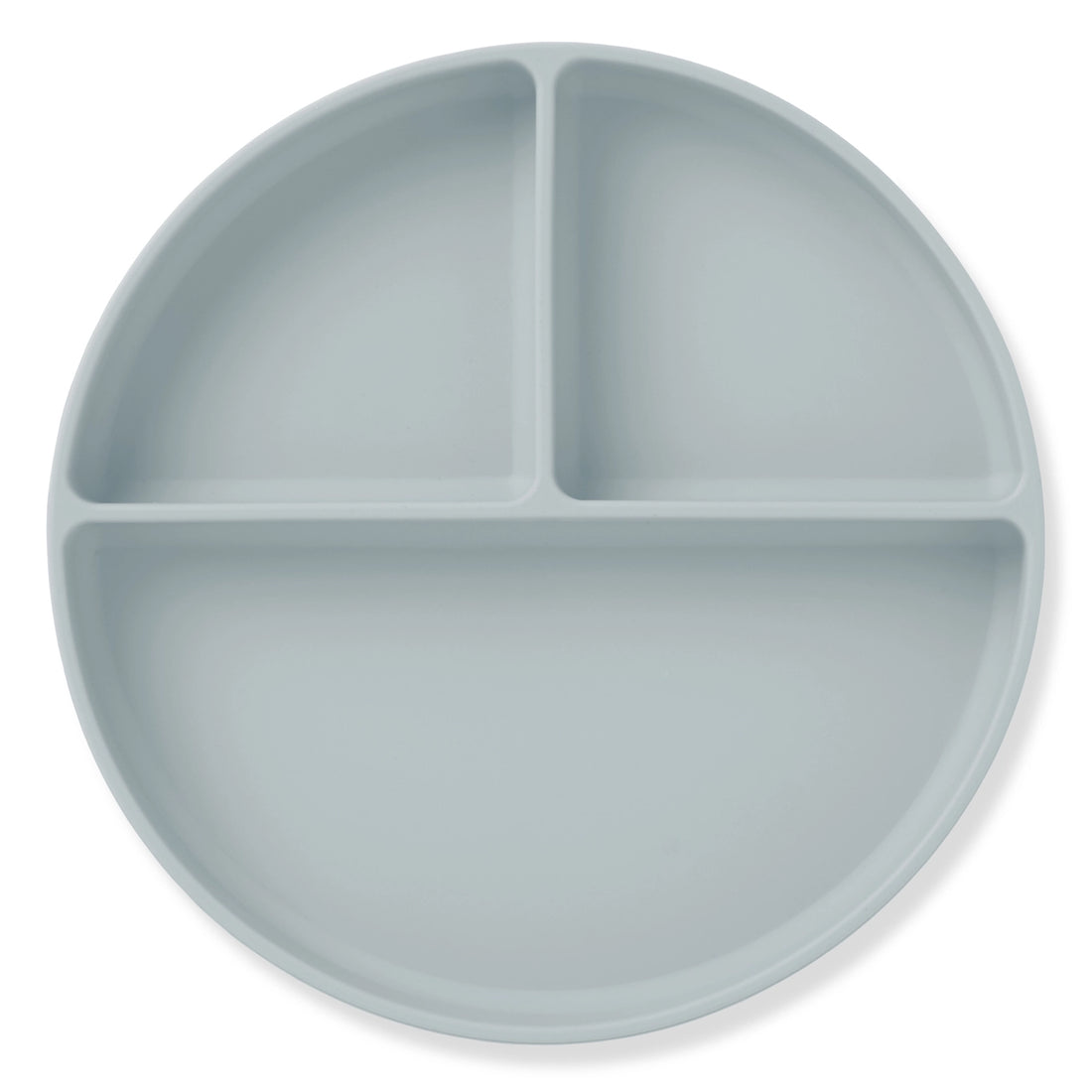 Baby Plate with Suction and Divided Portions - Sky Blue