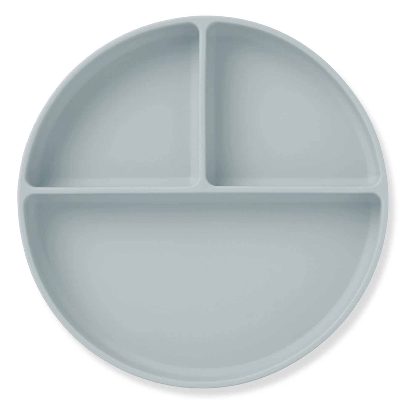 Baby Plate with Suction and Divided Portions - Sky Blue