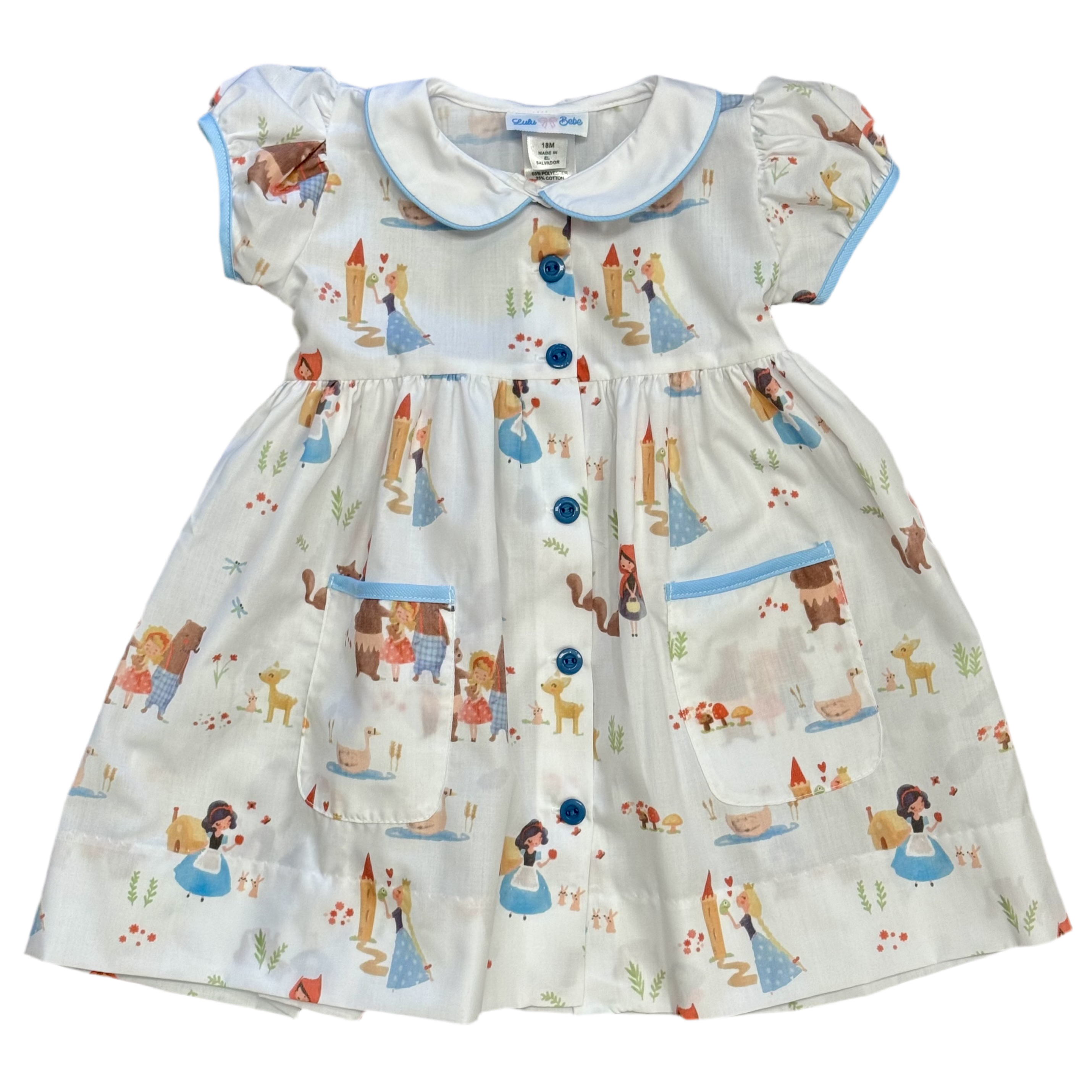 Ashley Button Front Dress: Whimsical Princesses