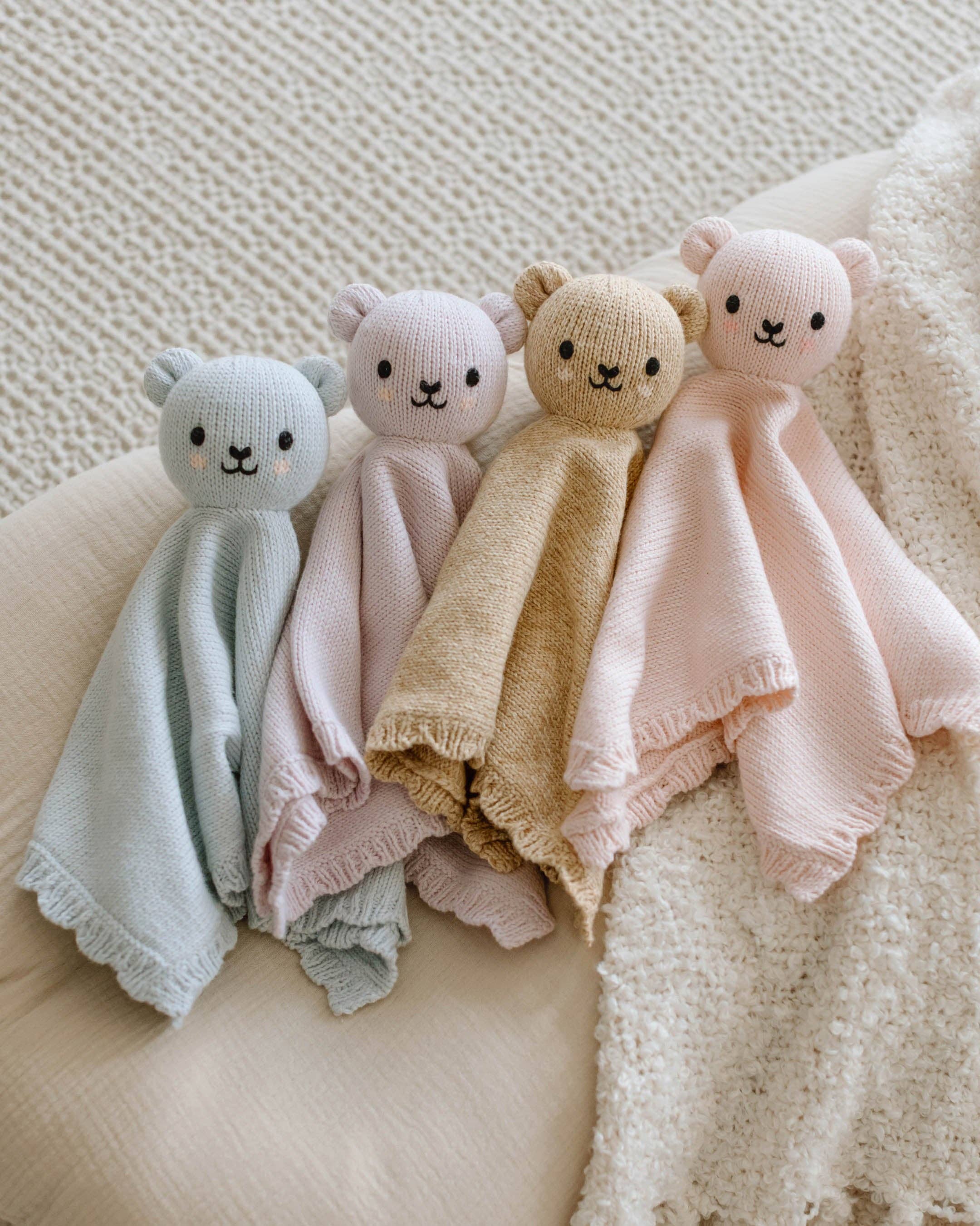 Cuddle + Kind Baby Bear Lovey: Baby Blue
