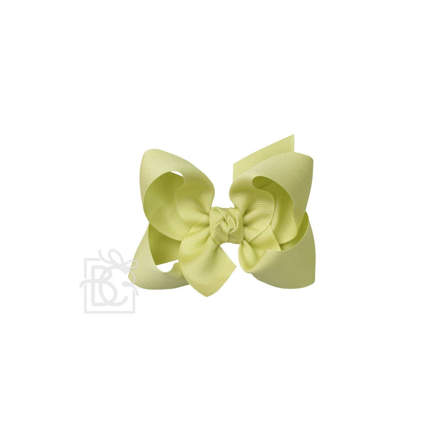 4.5&quot; Hairbow on Alligator Clip: Lime Juice