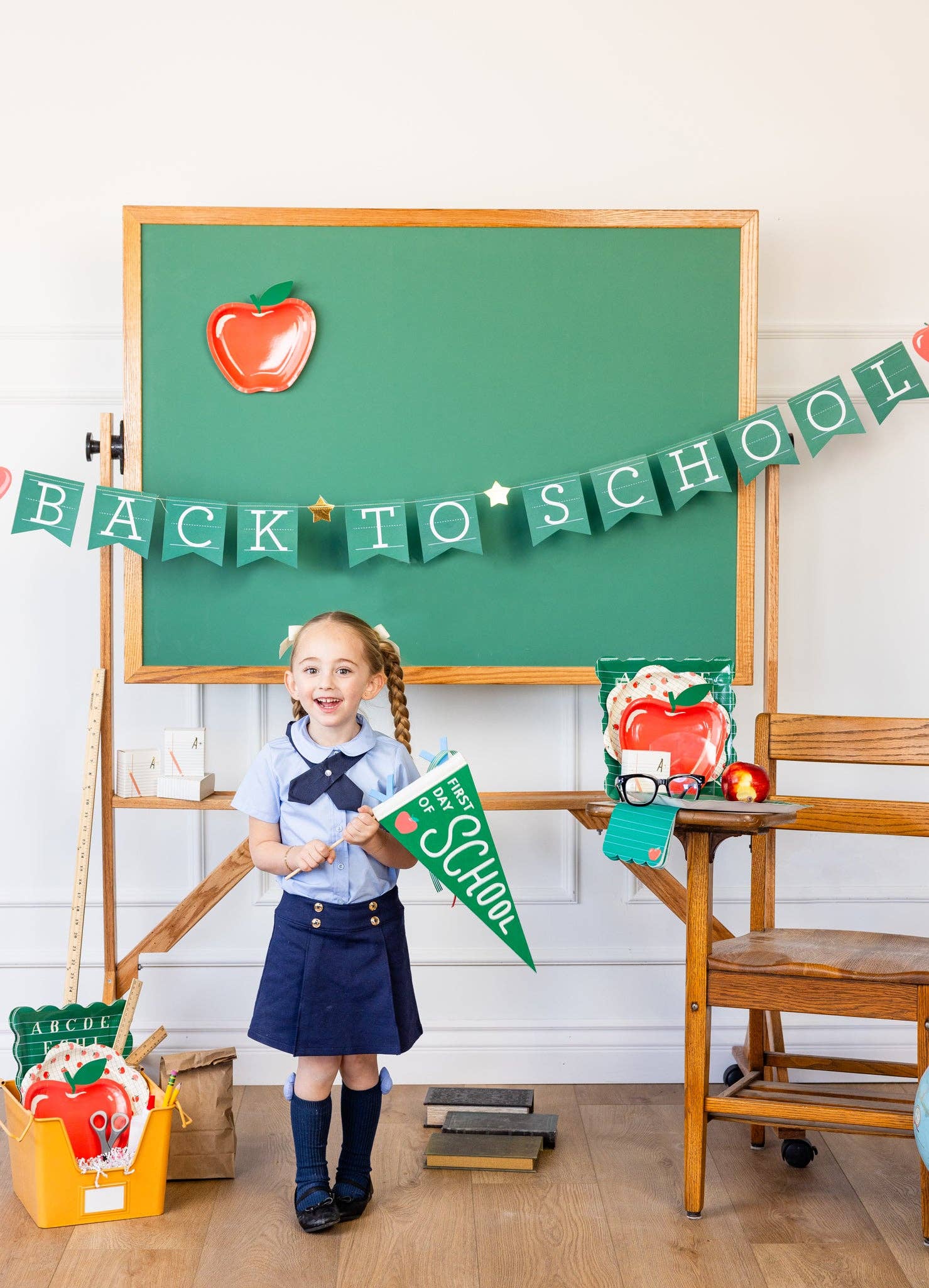 First Day of School Felt Pennant