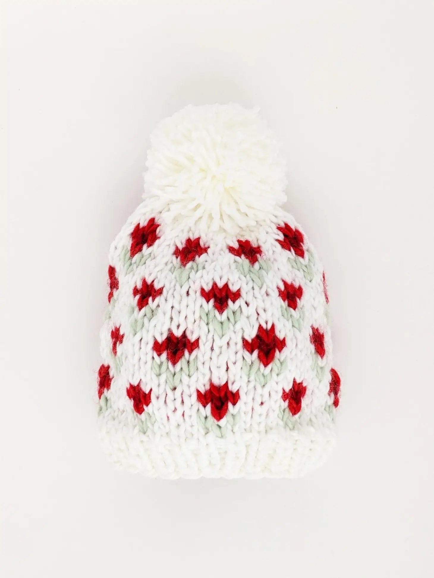 Huggalugs Bitty Blooms Beanie Hat - Holiday