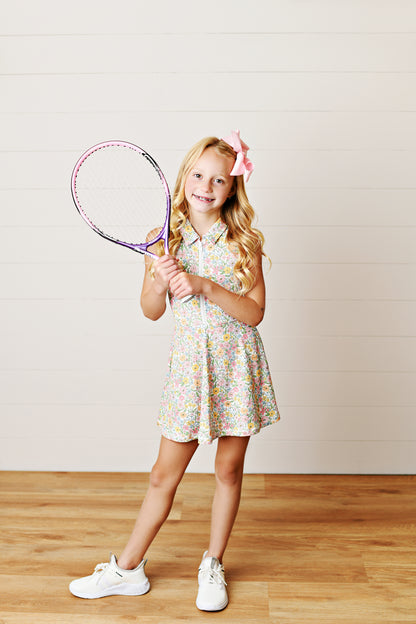 Boho Floral Tennis Dress