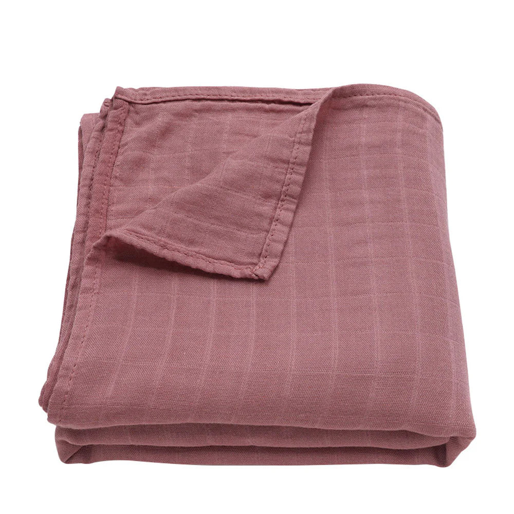 Muslin Swaddle Blanket: Assorted Colors