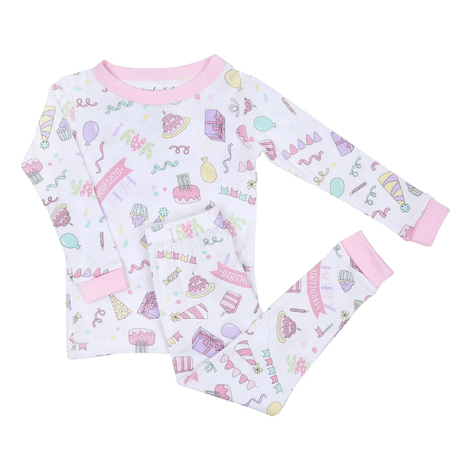 &quot;My Birthday!&quot; 2-Piece PJ set - Pink