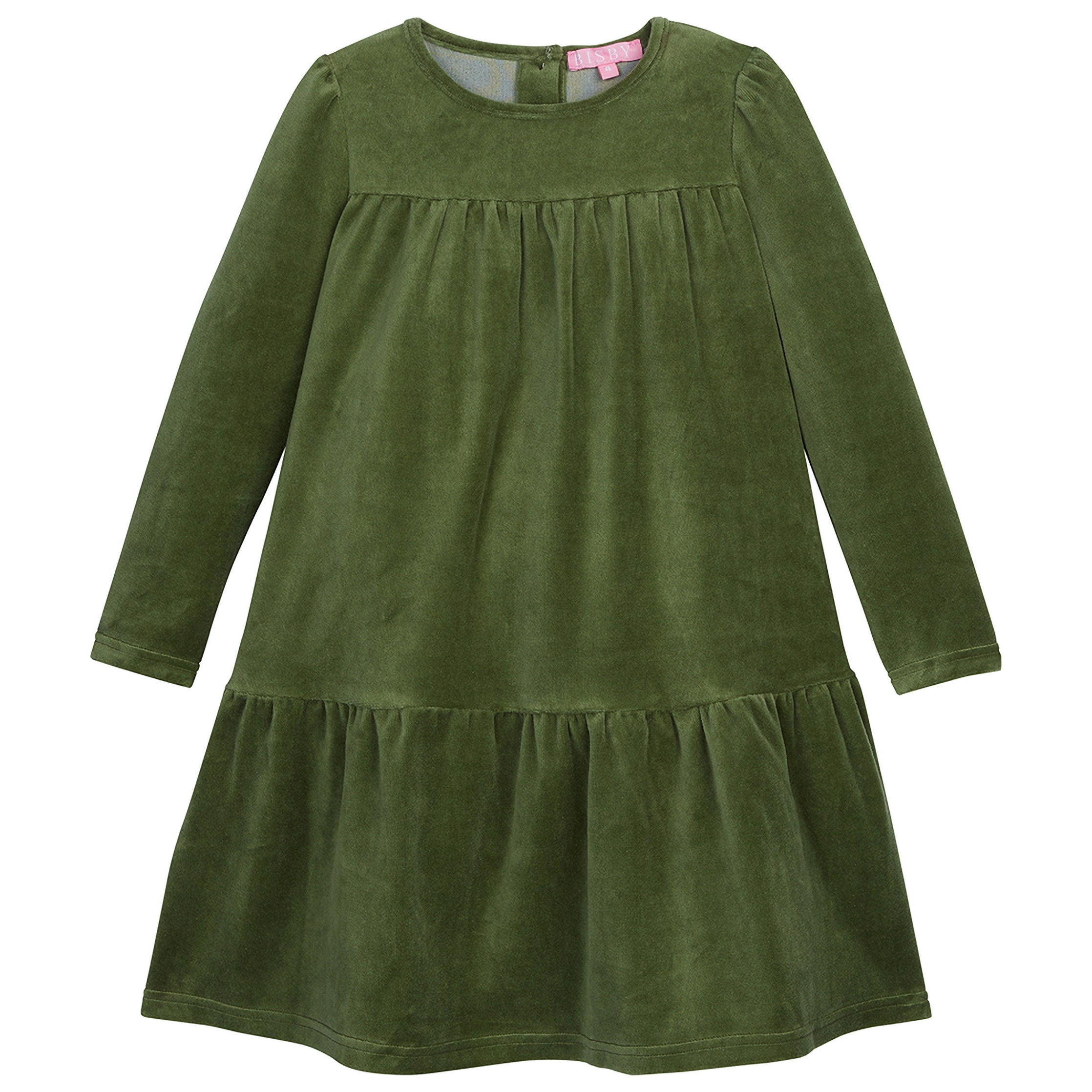 Lislie Dress: Sage Velour