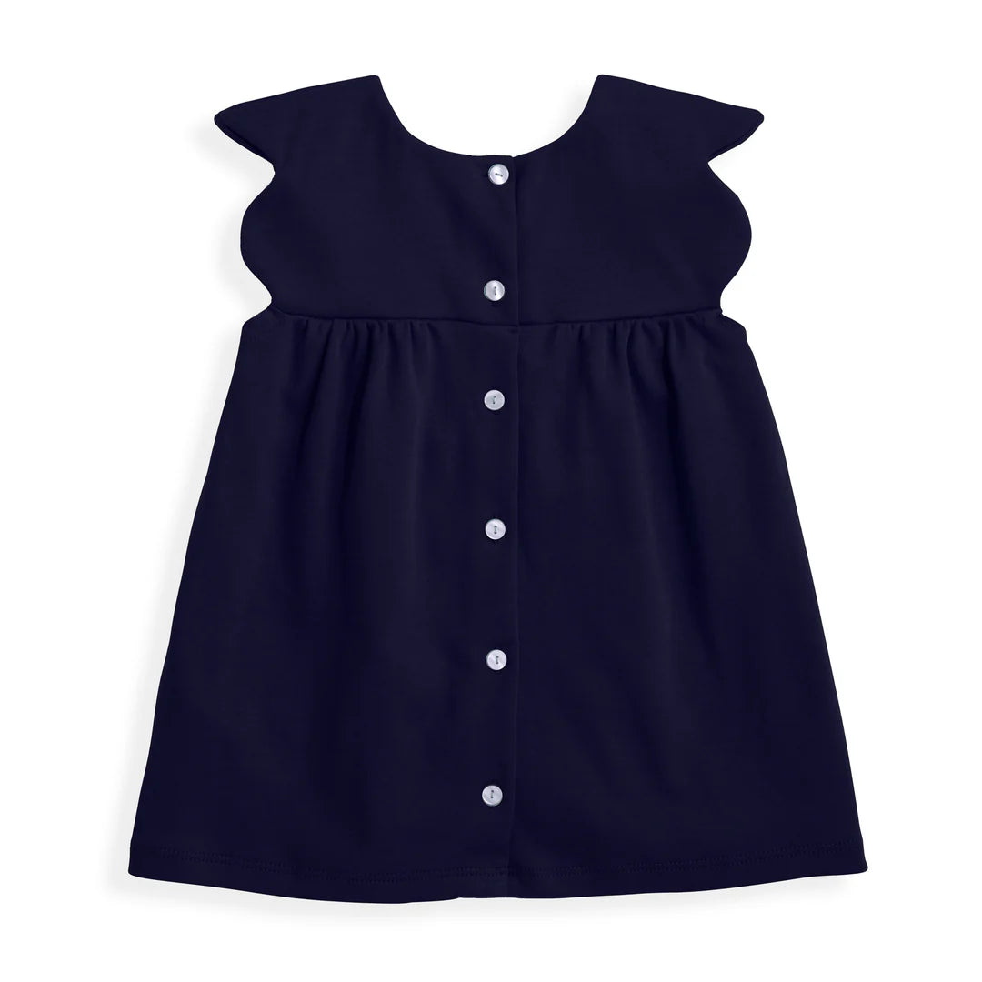 Tatiana Pima Blouse: Navy