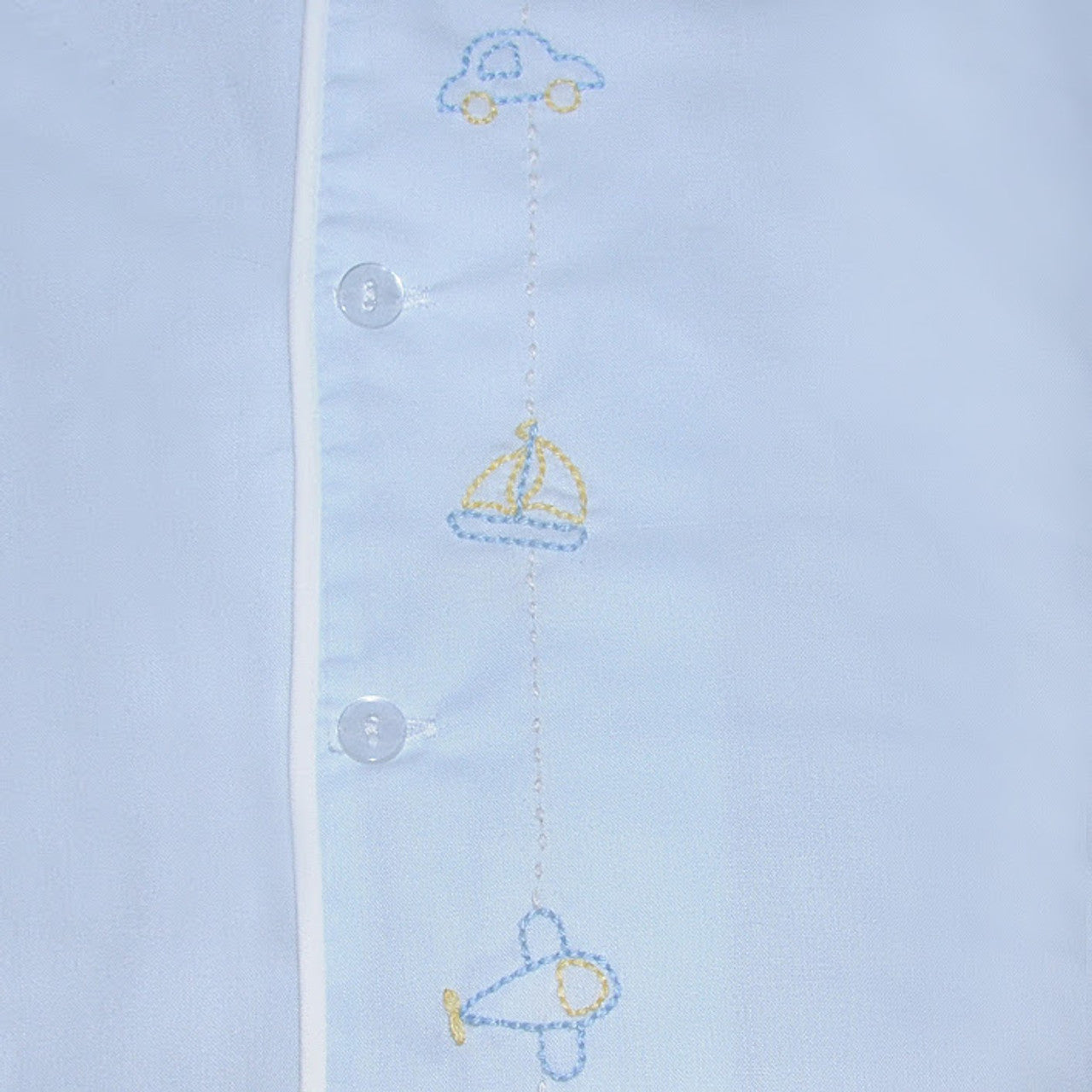 Light Blue Blanche Boys Diaper Set: Vehicles