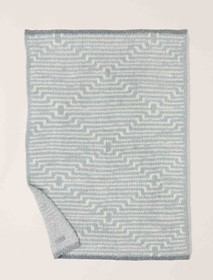 Barefoot Dreams CozyChic Stroller Blanket: Blue Water